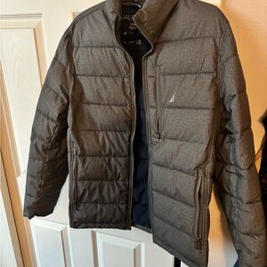 Nautica Men's Charcoal Puffer Jacket